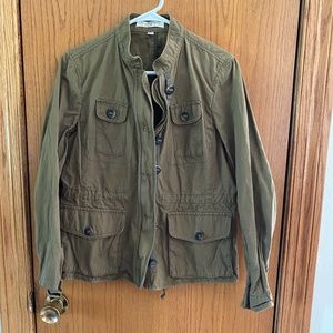LOFT Olive Green Cargo Jacket